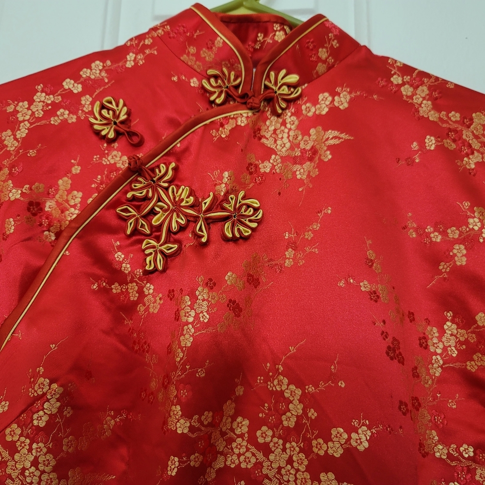 Chinese red dress